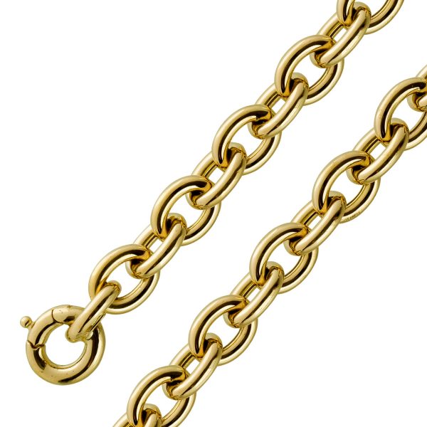 Antikes Gold Armband Rollo Gelbgold  750 18 Karat  32 Gramm Vintage 1990 20cm